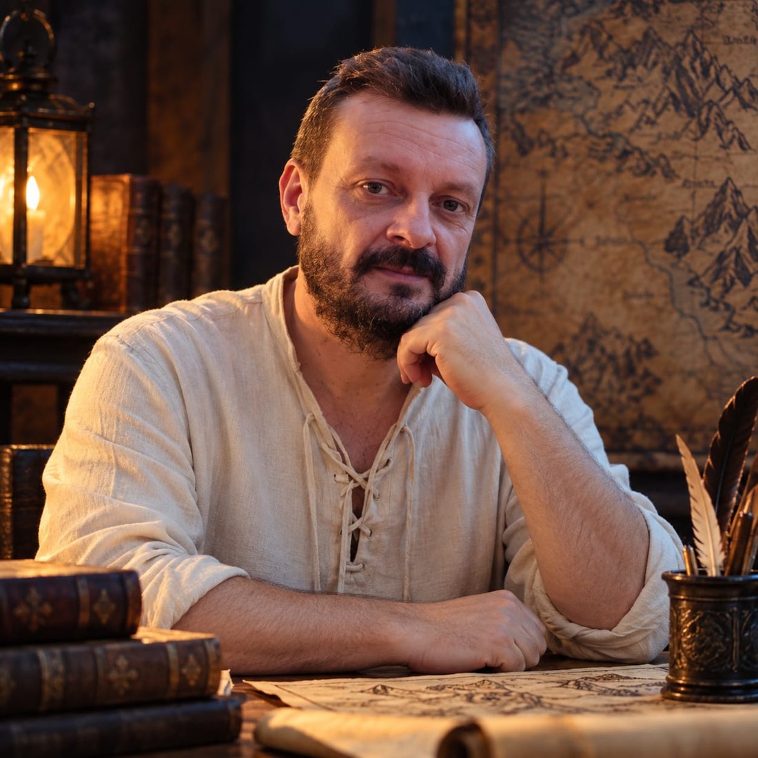Retrato de Paco Márquez, autor de BEYOND BADLANDS
